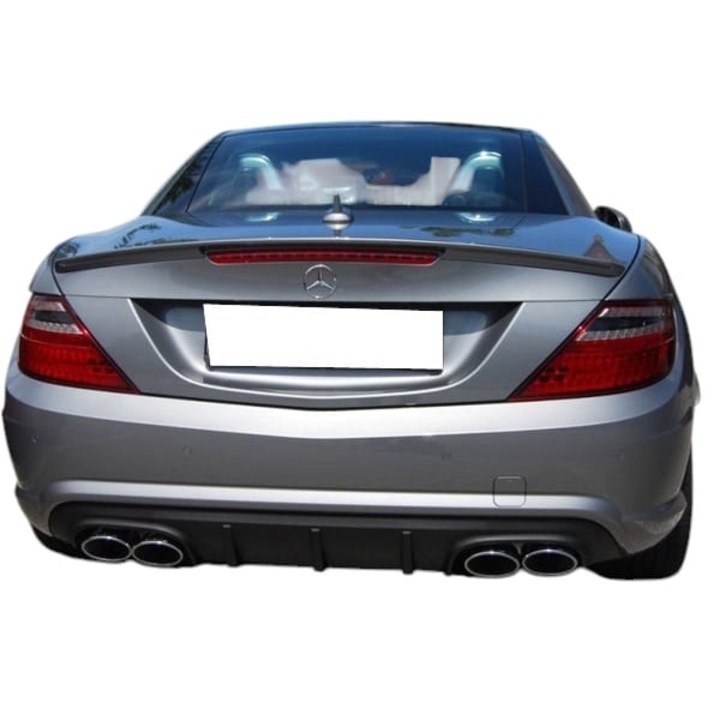 Eleron portbagaj compatibil Mercedes SLK R172 plastic negru ABS ( nevopsit ) calitate premium, potrivire perfecta, model AMG