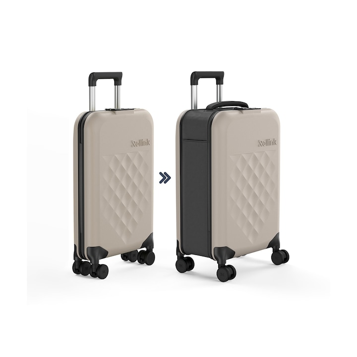 Troler de cabina pliabil Rollink Flex 360 Spinner Carry-On