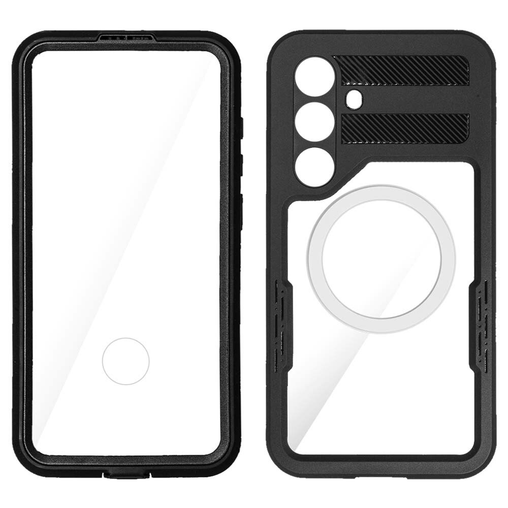 Husa SILKASE Diving pentru Samsung S25 Plus, waterproof, shock proof protectie apa, negru