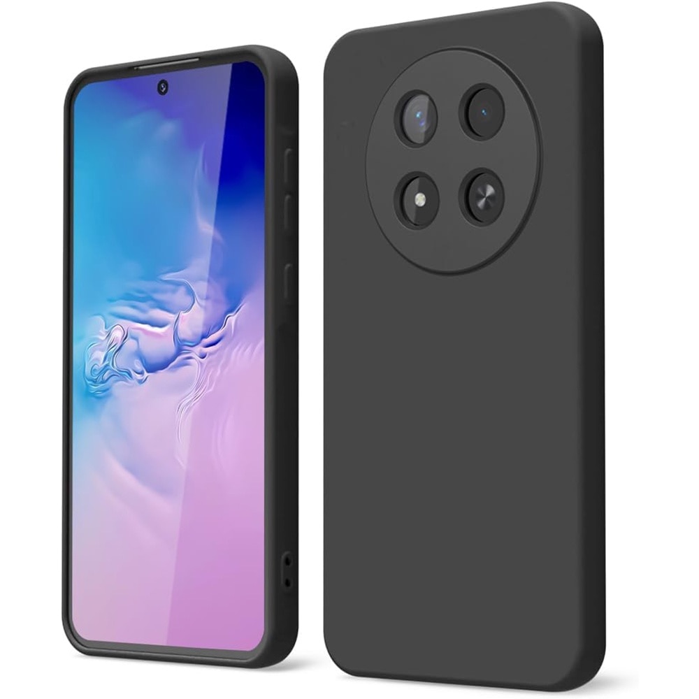 BestCase® Husa pentru Honor Magic 7 Lite, Premium Slim Silicon 1.2MM, Microfibra in interior, Antisoc, Protectie camera si ecran, Negru