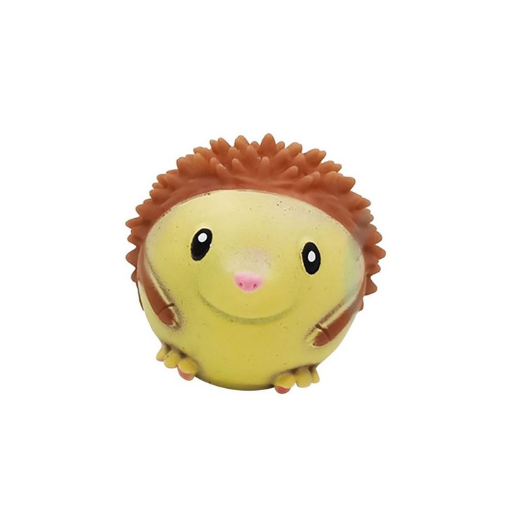 Sün stresszoldó játék, gyerekeknek, Midex 620450-01A, barna