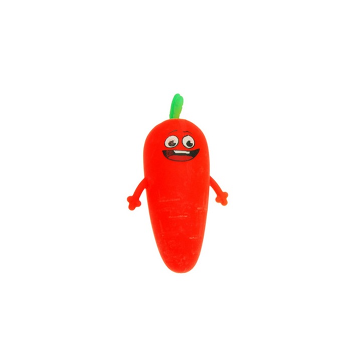 Sárgarépa stresszoldó játék, gyerekeknek, Midex 620481-03P, Narancs