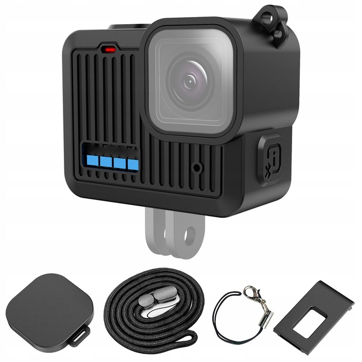 Комплект калъф калъф калъф капак капак каишка GoPro HERO 4K 2024, PU717B