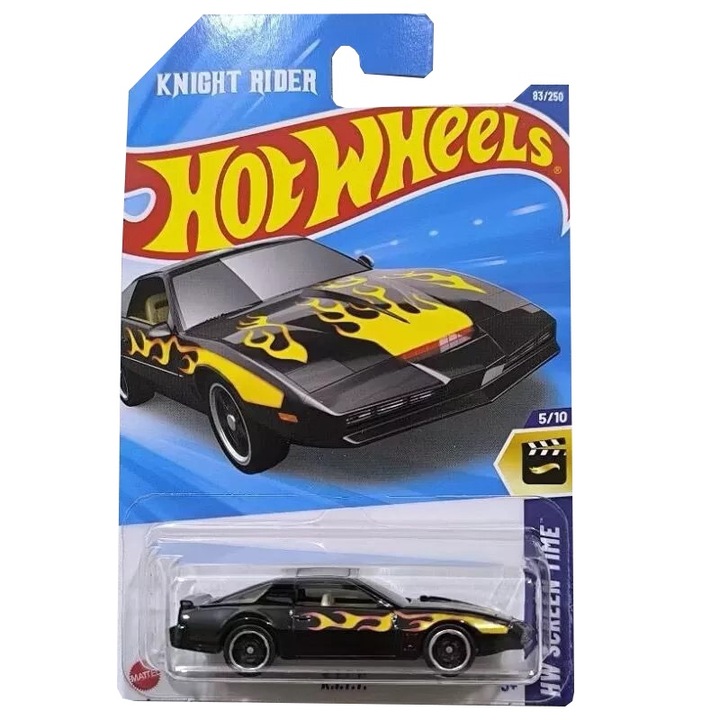 Masinuta Hot Wheels K.I.T.T, 1:64, Negru model 2025