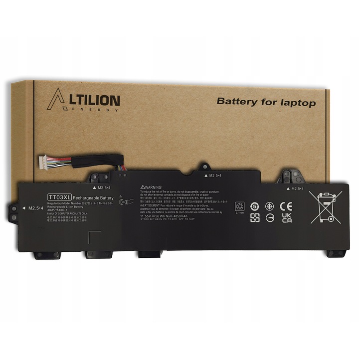 Baterie laptop Altilion HPTT03XL, 4850mAh, 11.55V, pentru HP EliteBook 755 G5, 850 G5, 850 G6, ZBook 15U G5, G6