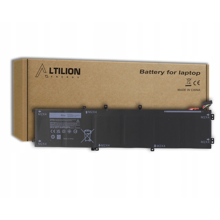 Baterie laptop Altilion, 8510mAh, 11.4V, pentru Dell Inspiron 7590, 7591, Precision 5520, 5530, 5540, Vostro 7590, XPS 15 9560, 9570