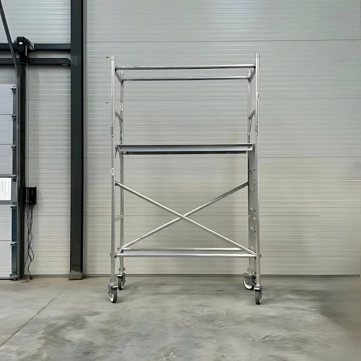 Schela mobila simpla din aluminiu 3*0.75 m