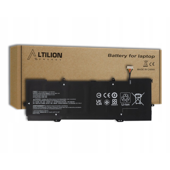 Baterie laptop Altilion, model ALT011HP, 7280mAh, 11.55V, pentru HP Spectre x360 15-CH