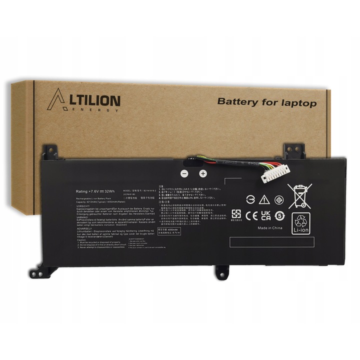 Altilon B21N1818-2 laptop akkumulátor, 4212 mAh, 7,6 V, ASUS VivoBook 14 X412/F412/S412