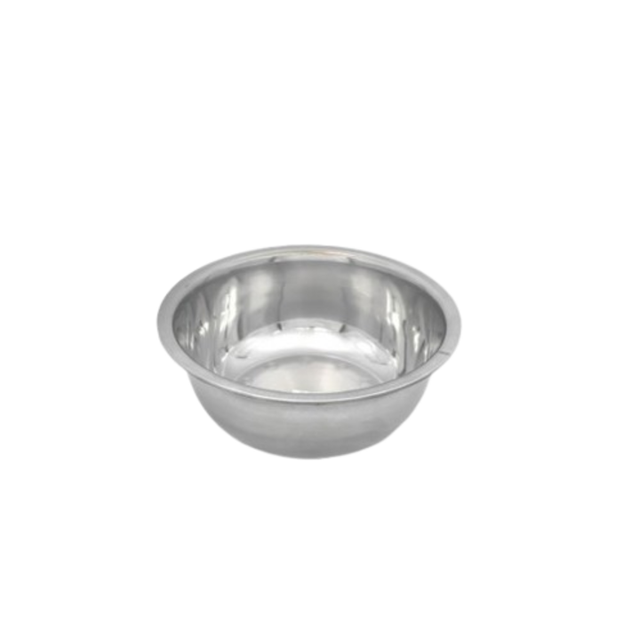 Rozsdamentes acél tál, átmérő 22 cm