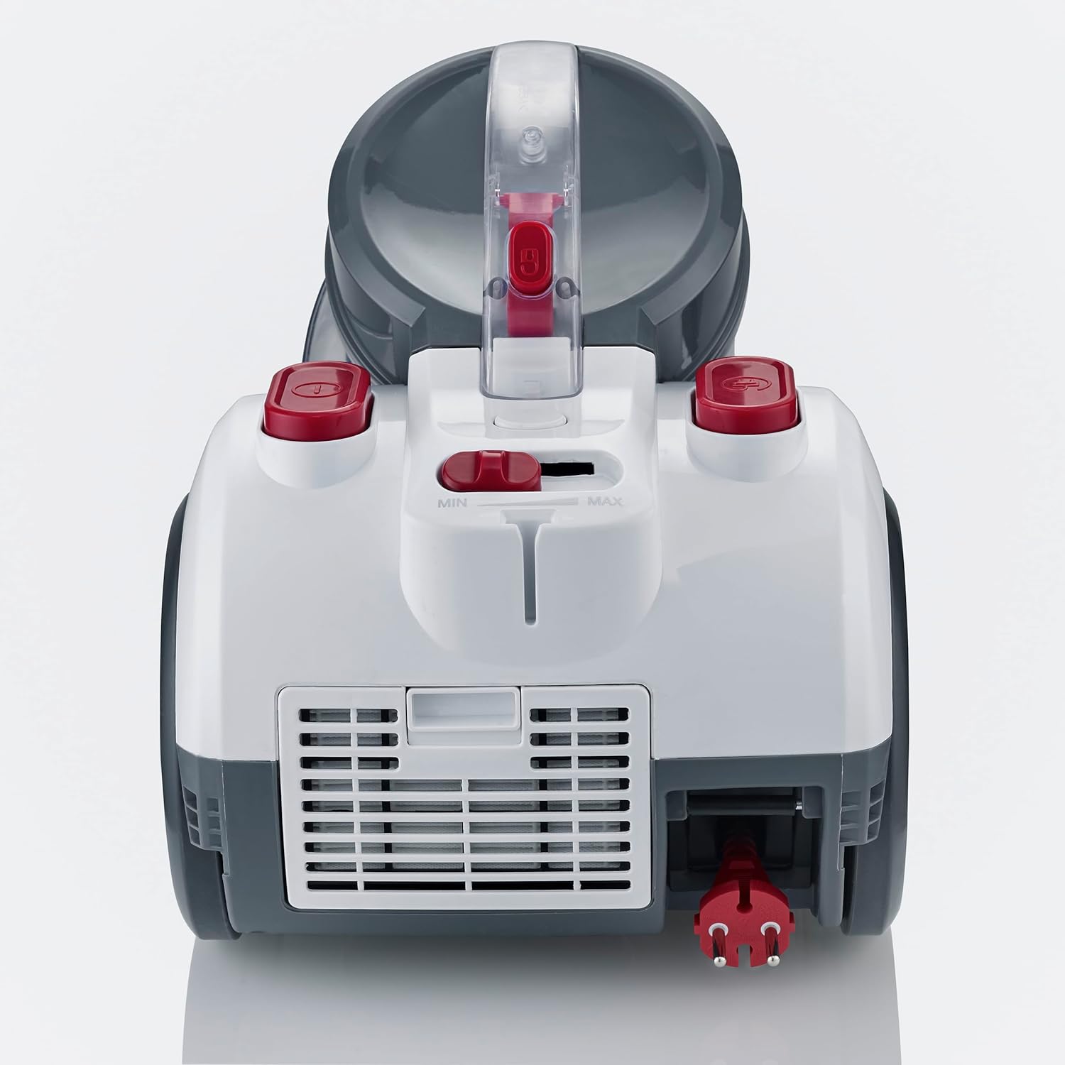 Aspirator fara Sac SEVERIN Cyclone CY 7088, Putere de Aspiratie Constanta, 800 W, Raza de Operare 9 m, 79 dB, Capacitate 2.1L, Alb