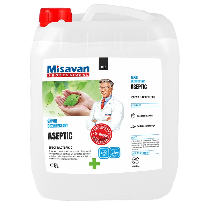 Sapun Dezinfectant Dr. Stephan Aseptic, 5 l Misavan