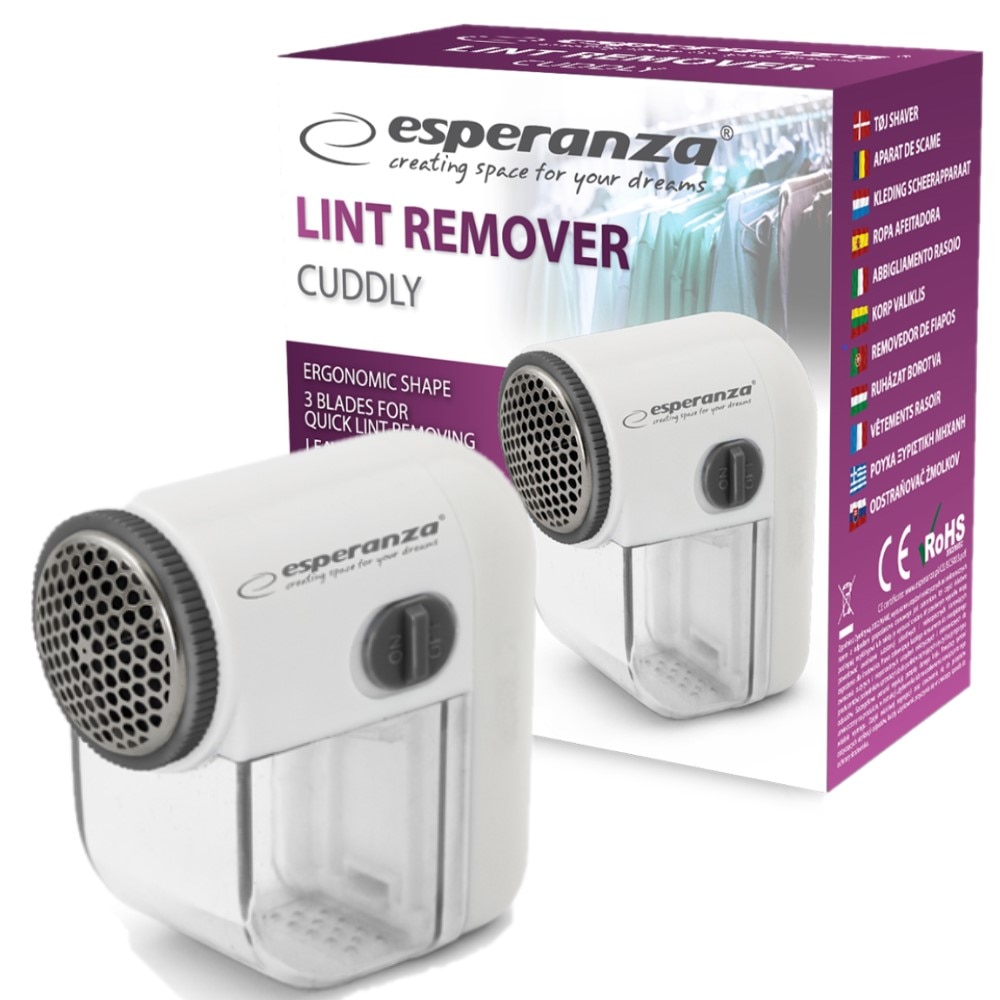 Instrument ECS003E pentru indepartarea scamelor,80x75x40mm, cu container, alb cu gri