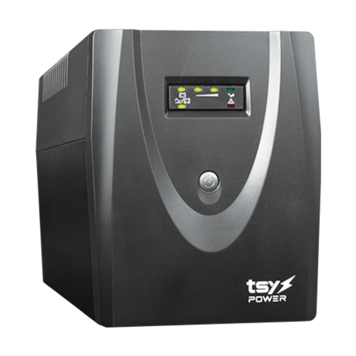 UPS TSY Power, 2000VA/1200W, LED, line interactive, 4 x Schuko TSY-MP-2K0-LED