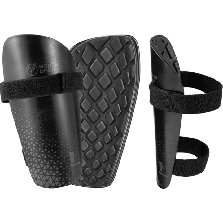 Lábszárvédő gyerekeknek, foci, Northdeer, Black, L