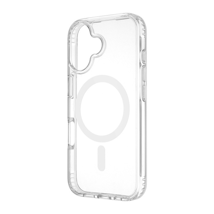Carcasa Protectie Spate Cellara Colectia Crystal Magsafe Compatibil Cu iPhone 16 Plus - Transparent