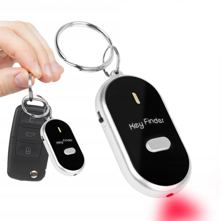 Ключодържател Martom KeyFinder, звуков локатор, червен LED, 5x2.7x1.4 cm