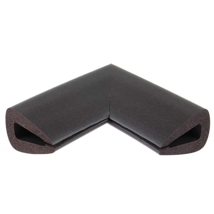 Каучуков протектор за ръбове AC-156, кафяв, с дебелина 9 mm