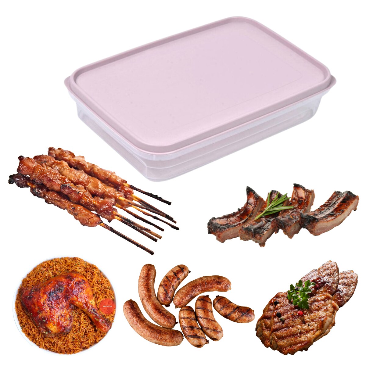 Caserola pentru prajituri si alimente, Cu inchidere etansa, fara BPA ...