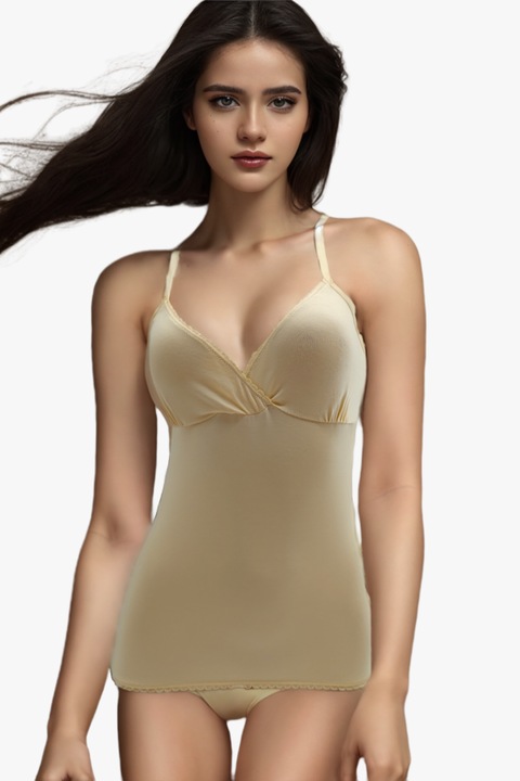 Maiou din fibra de viscoza 3540-1bej 114229, Bej