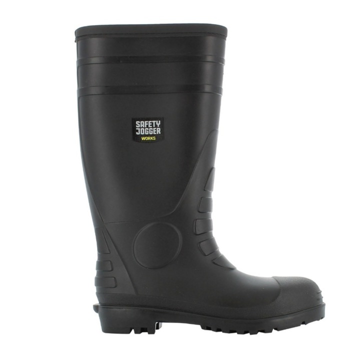 Cizme protectie apa / noroi Hercules S5 SRA, antiderapante, cu bombeu metalic, PVC, marimea 43