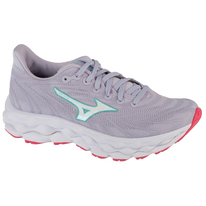 Pantofi alergat dama, Mizuno Wave Sky 8 J1GD240273, Roz, 40.5 EU