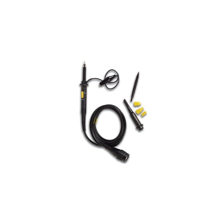 Sonda pentru osciloscop, pasiva, pentru Diagnosticare Avansata,15MHz(1:1),60MHz(1:10),, 1.2m, Negru si Rosu