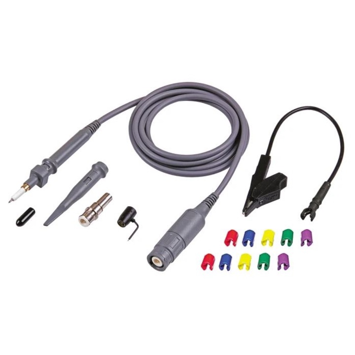 Sonda pentru osciloscop, pasiva, pentru Testare de Inalta Precizie,0÷500MHz, 10 1, 1,2m, gri
