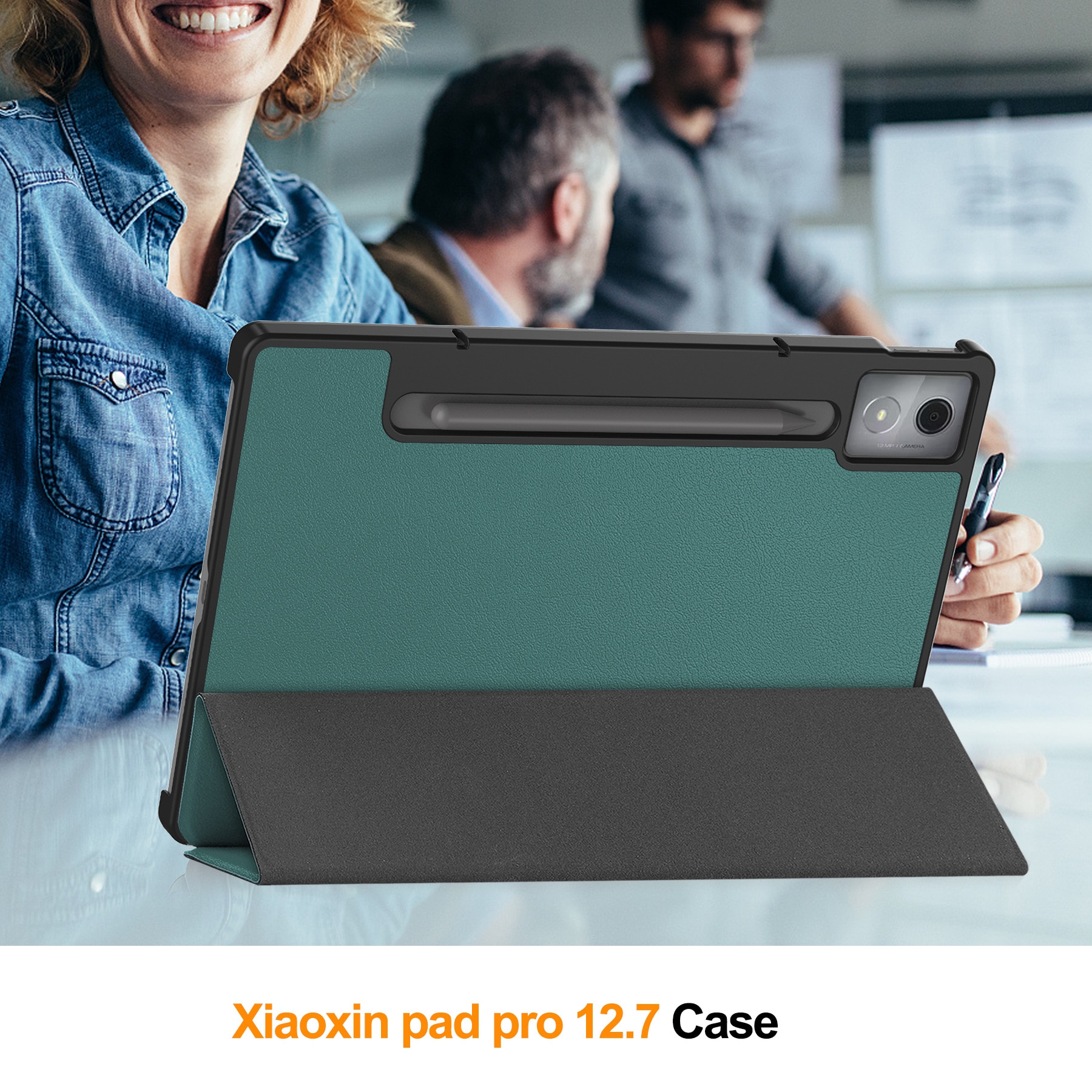 Husa DDOLI® pentru tableta Lenovo IDEA Tab PRO, 12.7 inch, Verde