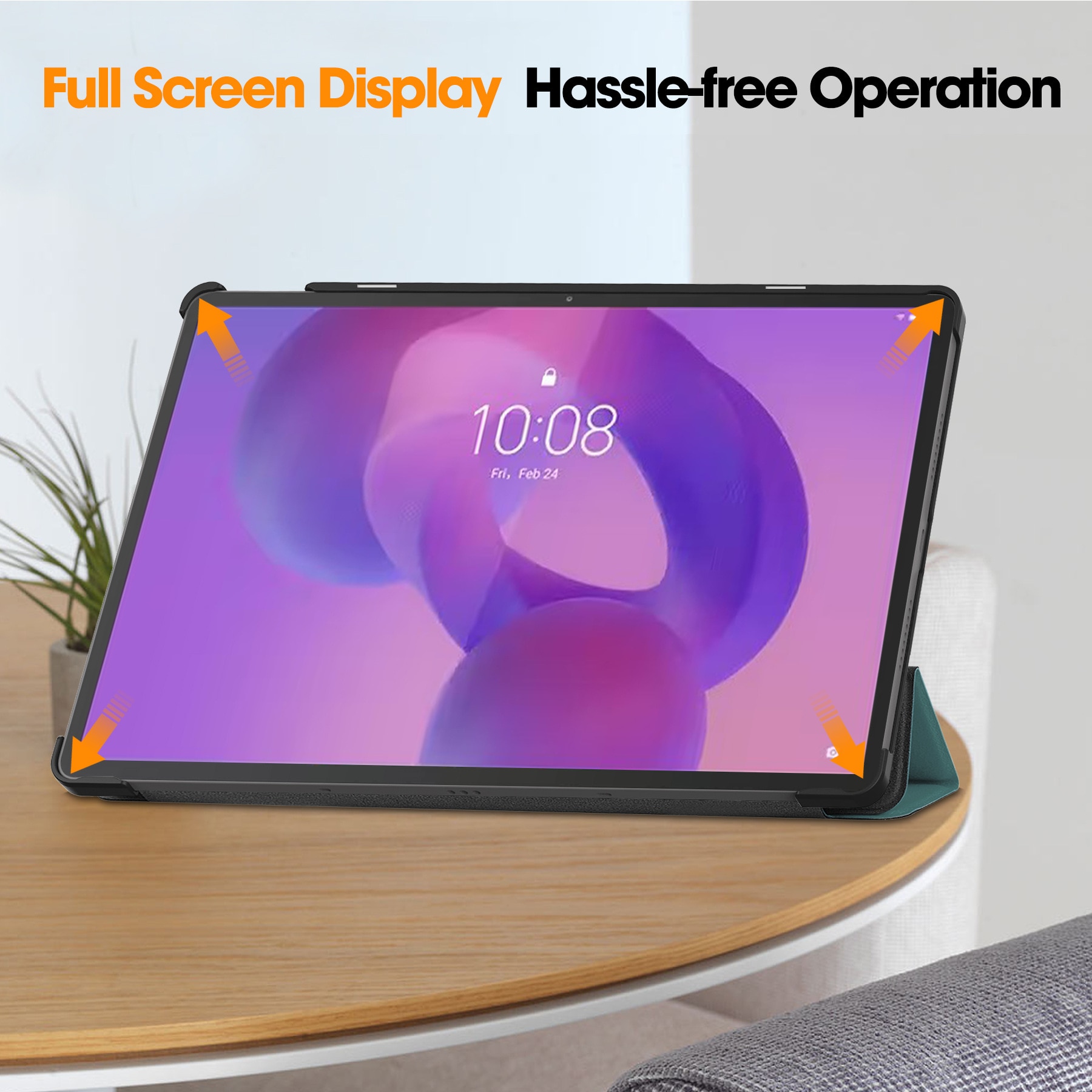 Husa DDOLI® pentru tableta Lenovo IDEA Tab PRO, 12.7 inch, Verde