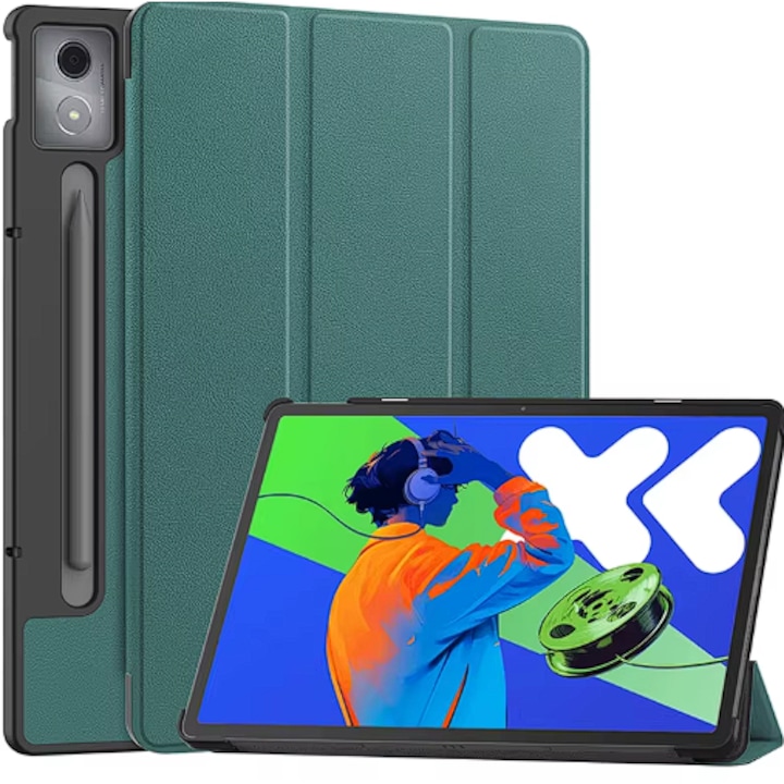 DDOLI® tok Lenovo IDEA Tab PRO tablethez, 12,7 hüvelykes, zöld