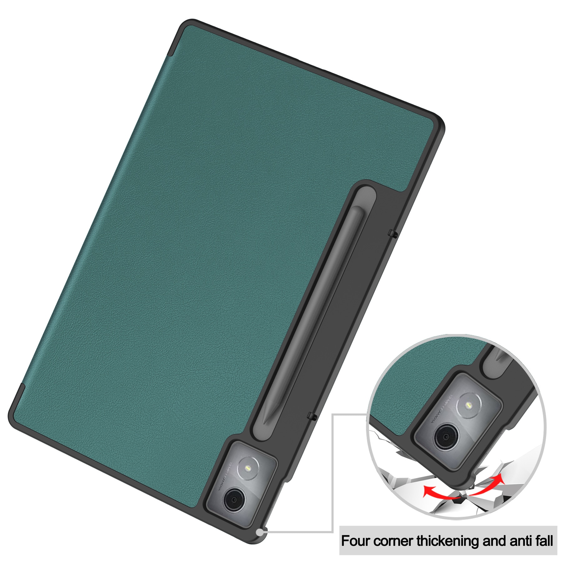 Husa DDOLI® pentru tableta Lenovo IDEA Tab PRO, 12.7 inch, Verde