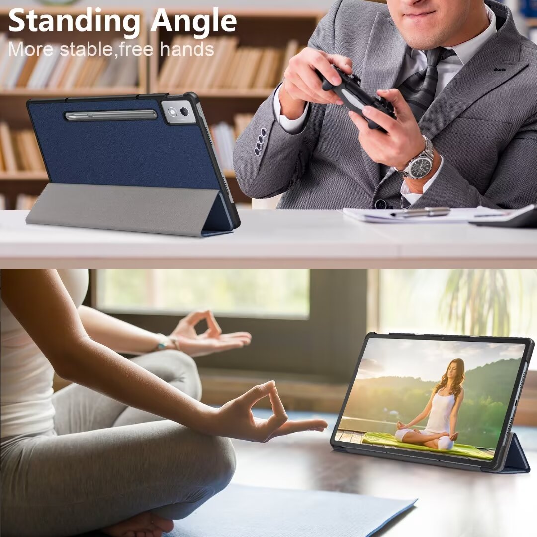 Husa DDOLI ® pentru tableta Lenovo IDEA Tab PRO, 12.7 inch, Albastru