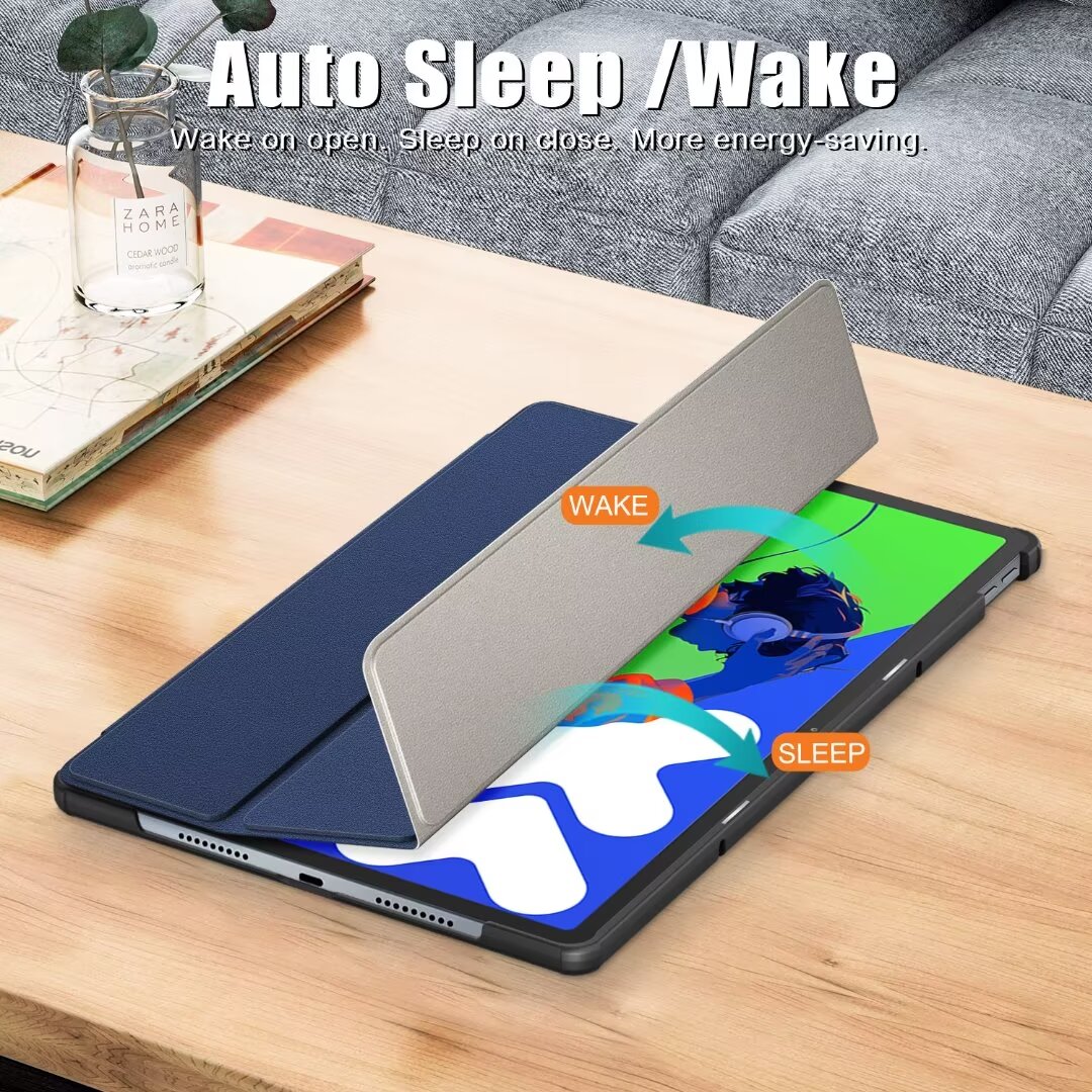 Husa DDOLI ® pentru tableta Lenovo IDEA Tab PRO, 12.7 inch, Albastru