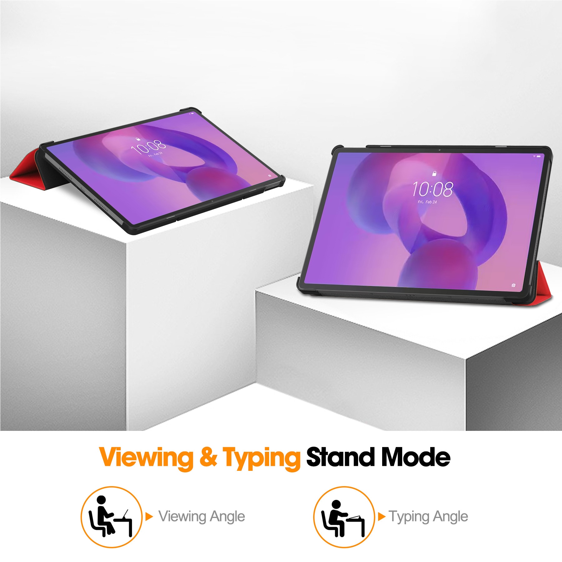 Husa DDOLI ® pentru tableta Lenovo IDEA Tab PRO, 12.7 inch, Rosu
