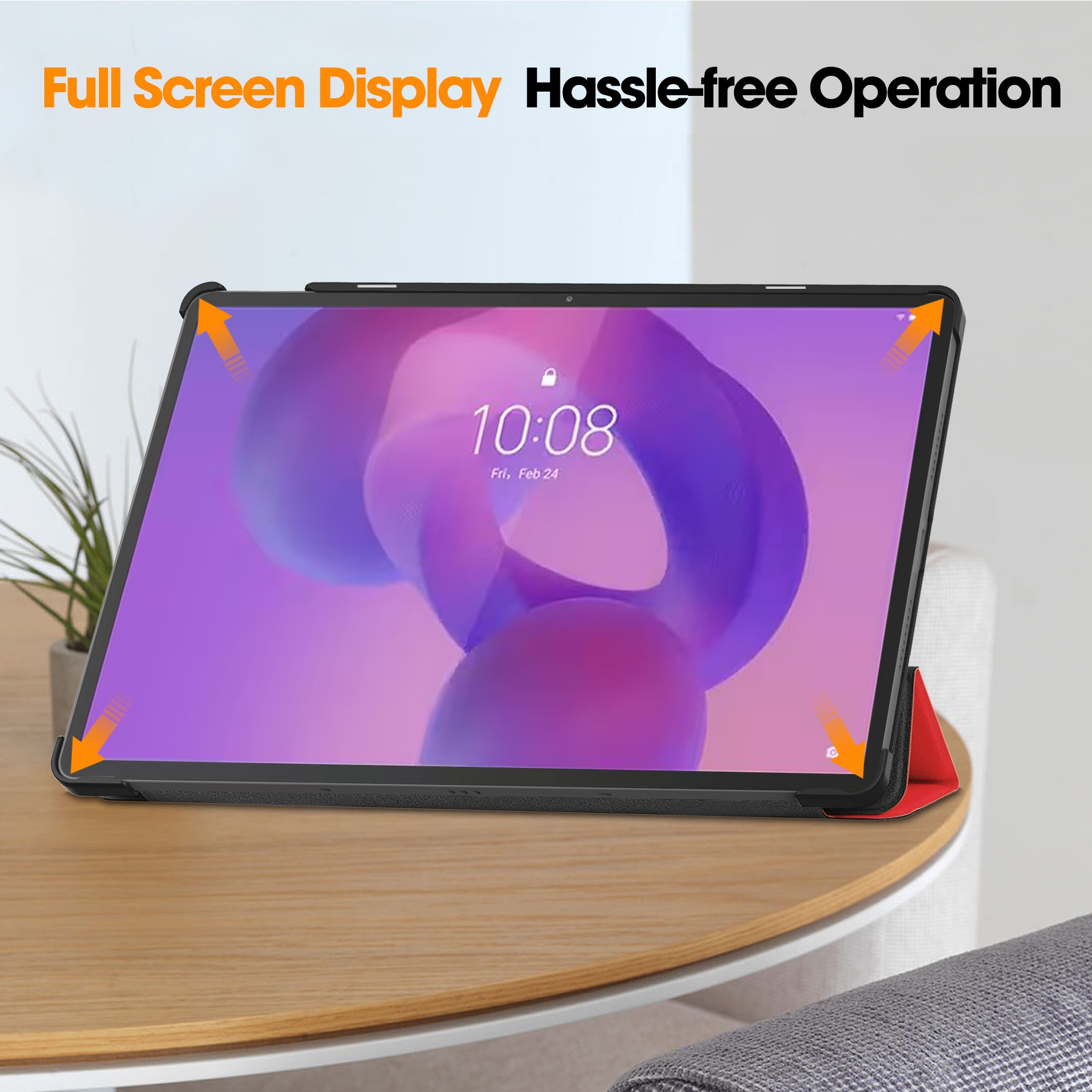Husa DDOLI ® pentru tableta Lenovo IDEA Tab PRO, 12.7 inch, Rosu