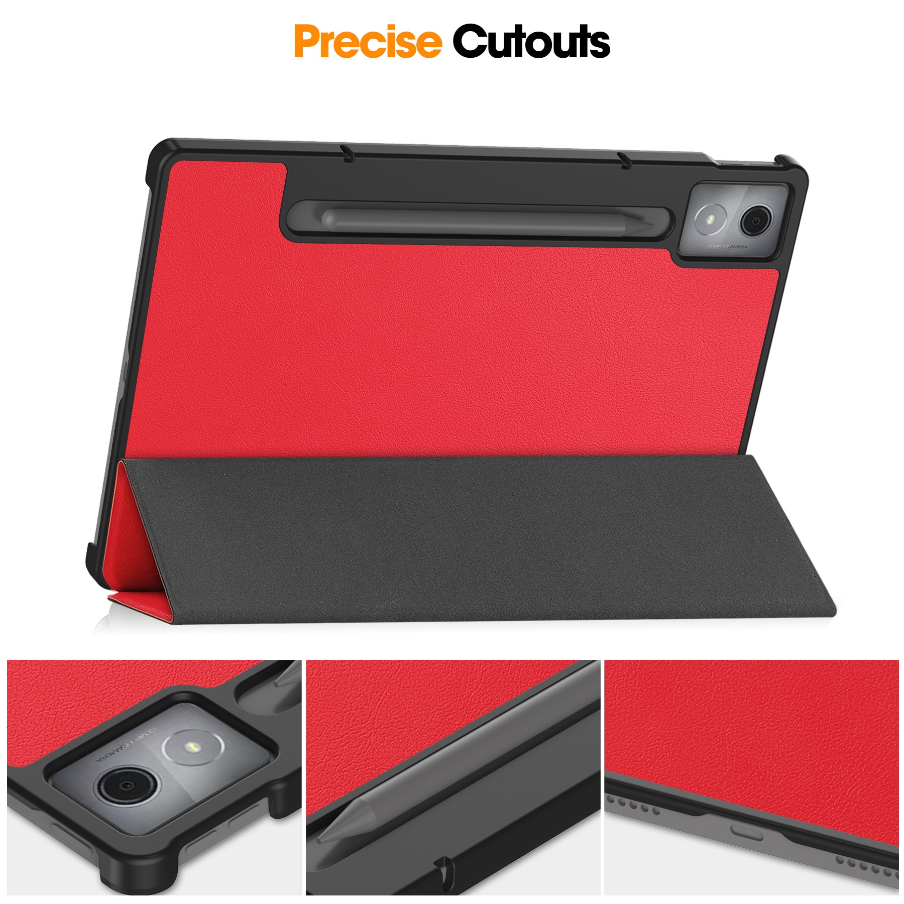 Husa DDOLI ® pentru tableta Lenovo IDEA Tab PRO, 12.7 inch, Rosu