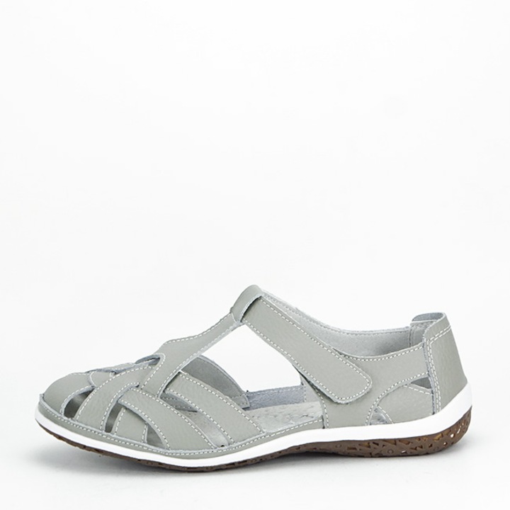 Сиви балерини от естествена кожа 5101 M5 комфорт Сиви 36 EU