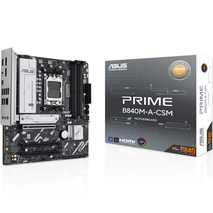 Дънна платка ASUS PRIME B840M-A-CSM, Socket AM5