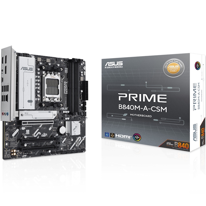 Дънна платка ASUS PRIME B840M-A-CSM, Socket AM5