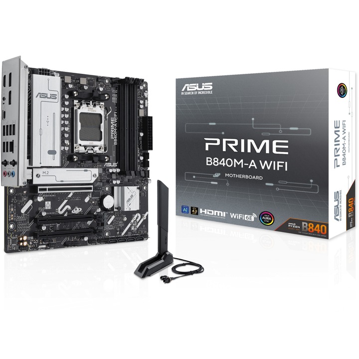 Дънна платка ASUS PRIME B840M-A WIFI, Socket AM5