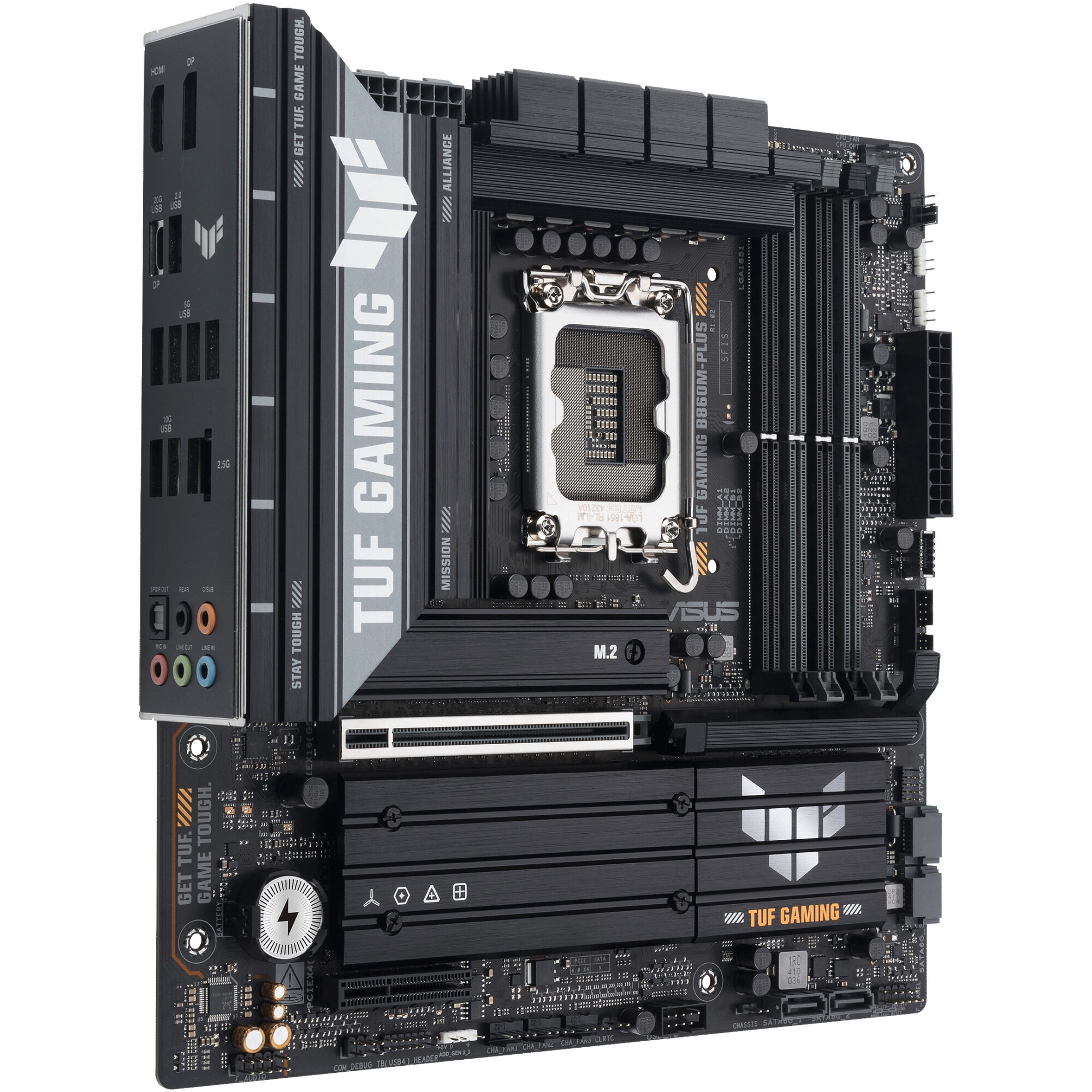 Placa de baza ASUS TUF GAMING B860M-PLUS, Socket LGA1851 - eMAG.ro