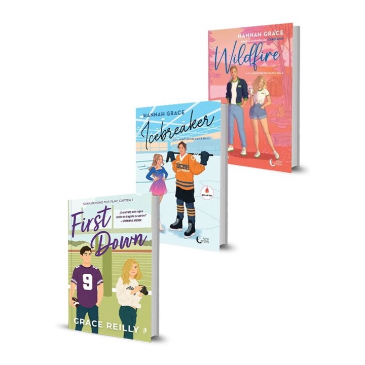 Pachet First Down + Wildfire + Icebreaker. Set 3 carti