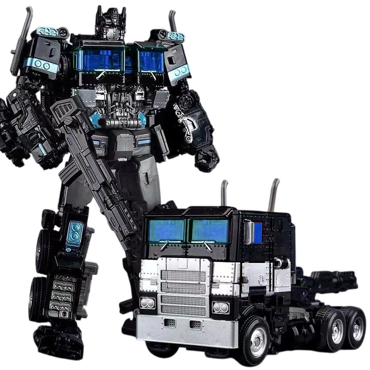 Robot de jucarie Optimus Commander, Mawzyxrt, Dark Commander, 24cm, constructie din aliaj, articulatii flexibile 360