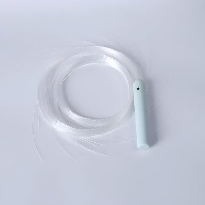 Nuia optica cu LED, 7 culori, 1,7m, set complet cu maner si manual de utilizare