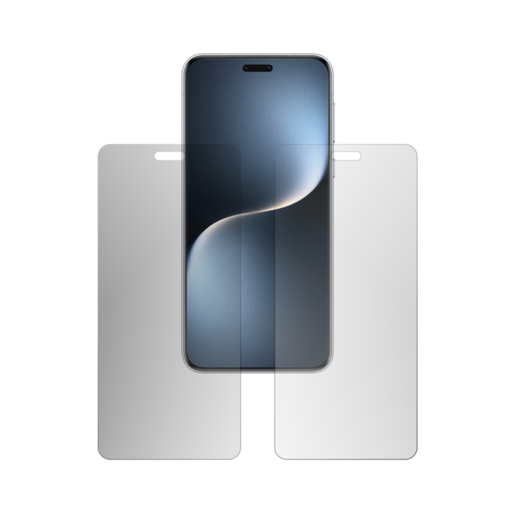 Комплект от 2X Folie24 протектори за екран, за Honor Magic7 Pro, 1X Ultra-Clear + 1X Matte, подходящо за калъфа покритие (съвместимо с калъфа), залепващо, гъвкаво със саморегенериране