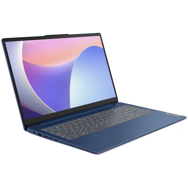 Laptop Lenovo IdeaPad Slim 3 15IRU8 cu procesor Intel® Core™ i3-1305U pana la 4.5GHz, 5 cores, 15.6" Full HD, 8GB LPDDR5, 1 TB SSD, Intel® UHD Graphics, No OS, Abyss Blue
