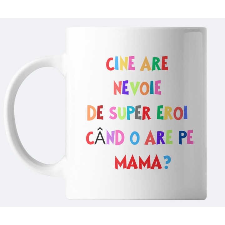 Cana Personalizata, Mama, Ceramica, Alb, 330 ml