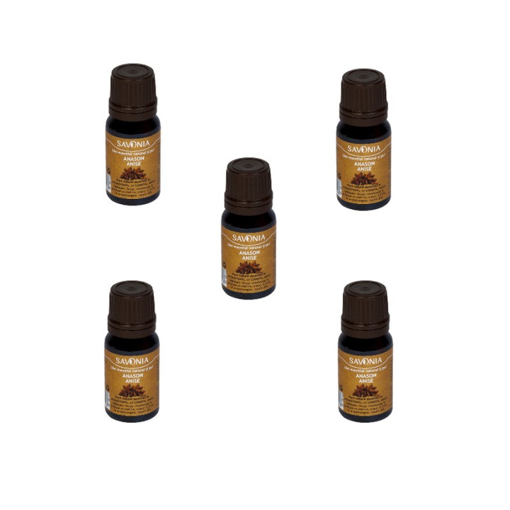 Set 5 buc Ulei Esential Natural si Pur - Anason (uz extern)