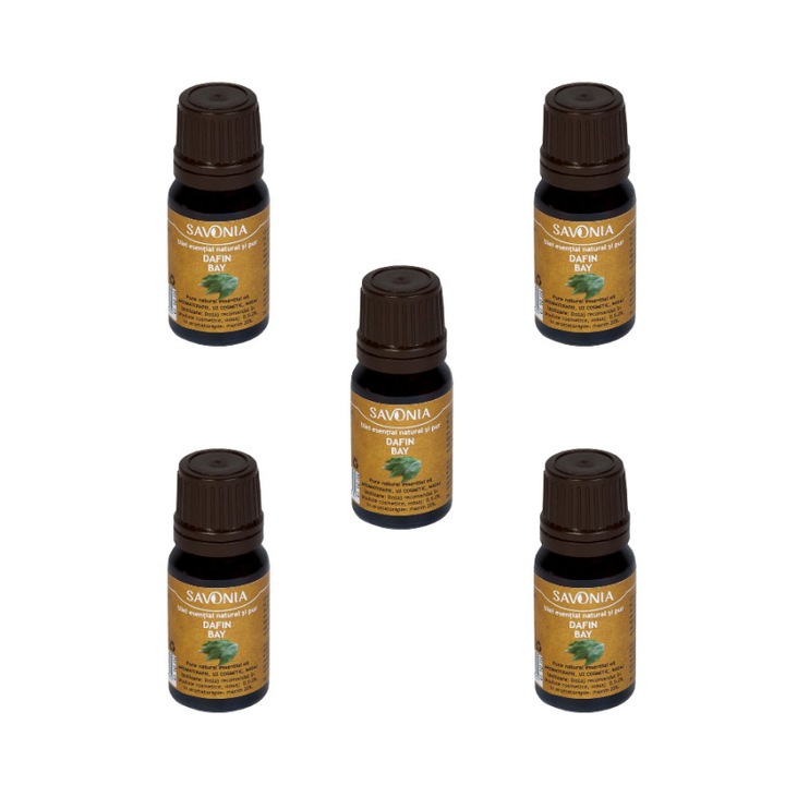 Set 5 buc Ulei Esential Natural si Pur - Dafin (uz extern)